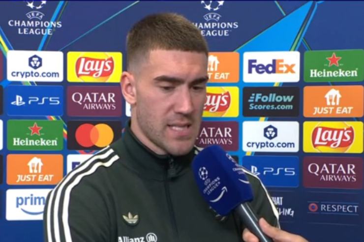 Dusan Vlahovic parla dopo Real Madrid - Juventus
