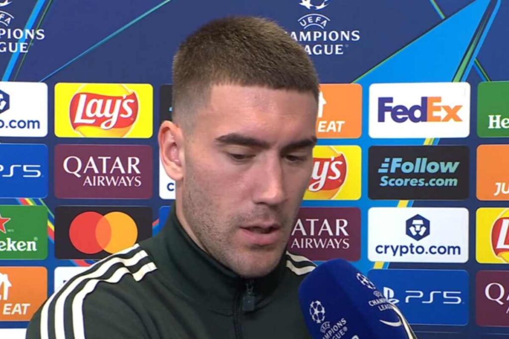 Dusan Vlahovic parla dopo Real Madrid - Juventus