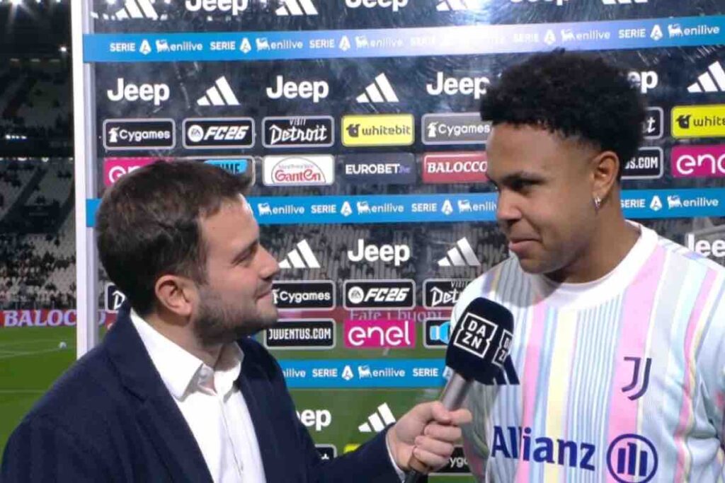 Juventus - Milan, McKennie e il siparietto con Allegri: "Mi viene da ridere"