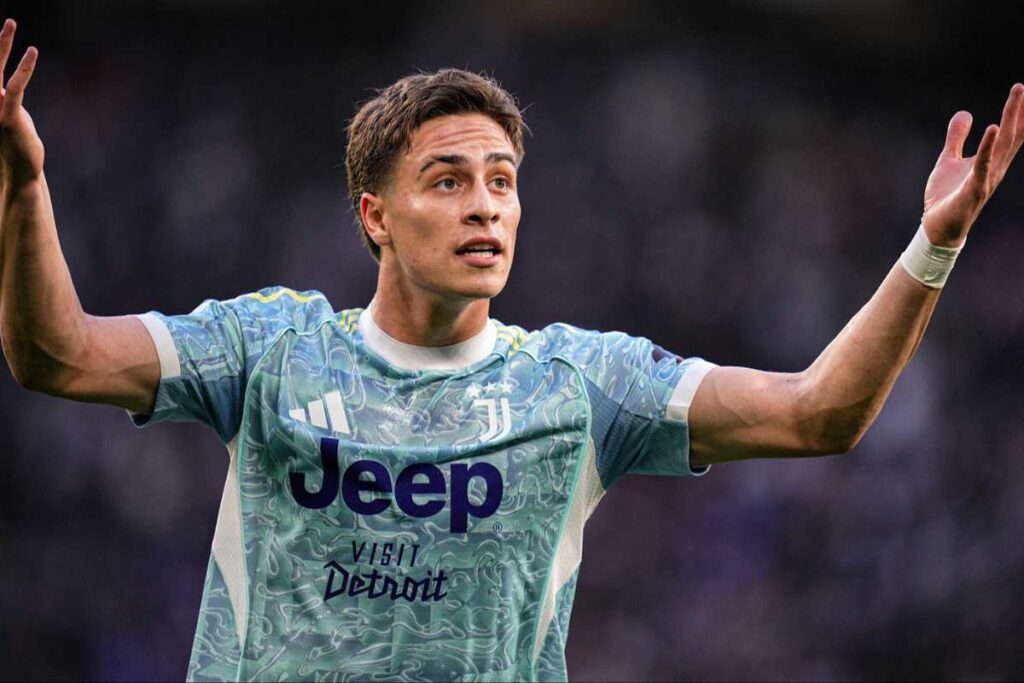 Yildiz con la maglia della Juventus