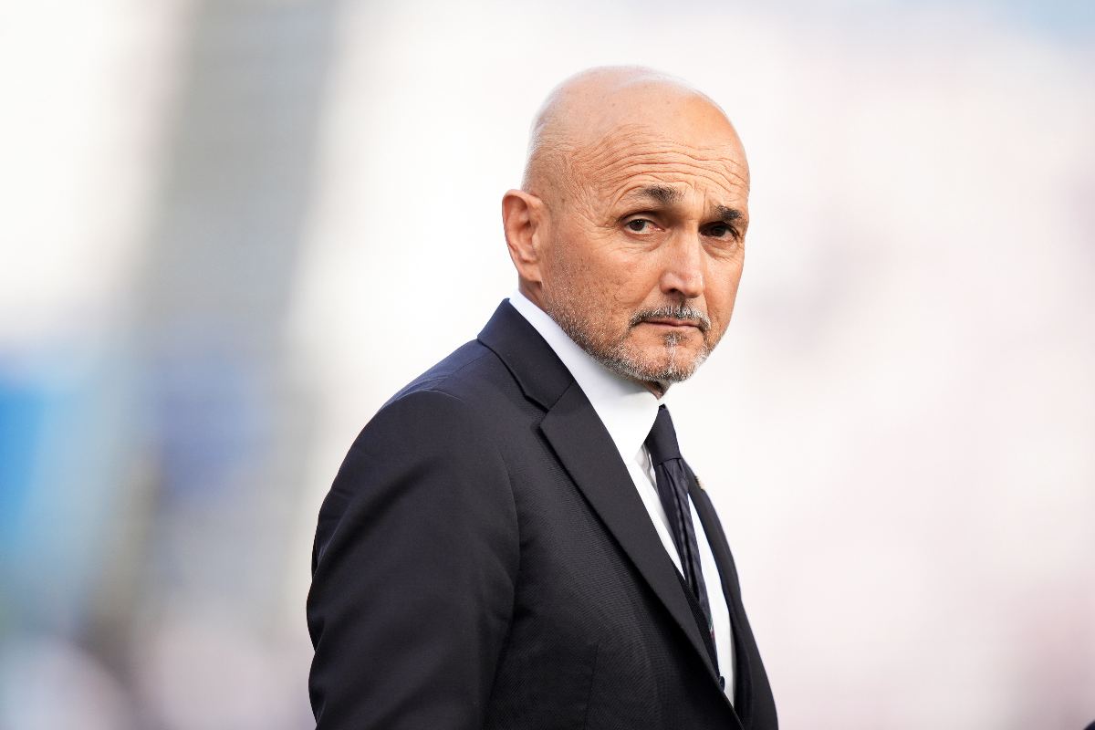 Luciano Spalletti, allenatore della Juventus, in primo piano