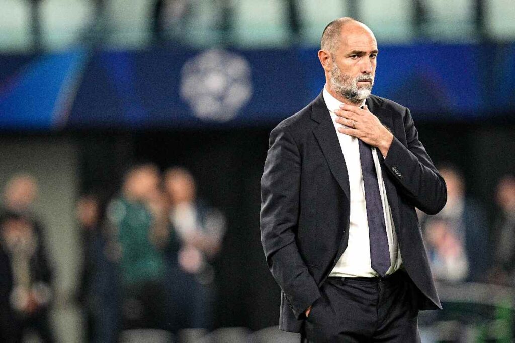 Igor Tudor in campo per una sfida di Champions League
