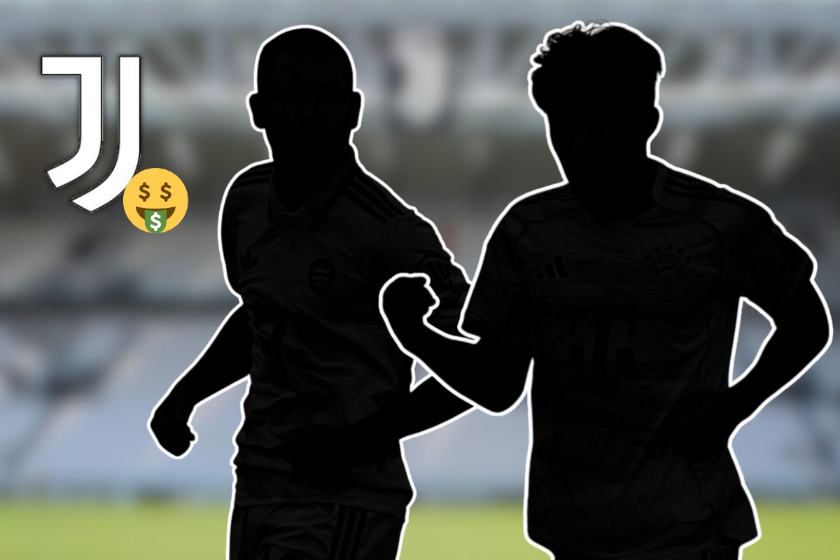 Silhouette di due calciatori del Bayern Monaco nel mirino della Juventus in vista del mercato di gennaio