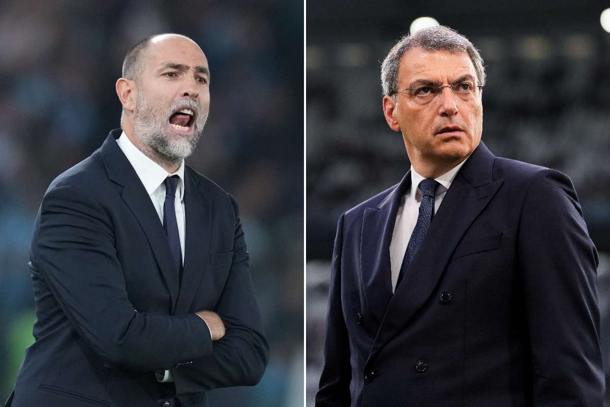 Tudor e Comolli in un collage dedicato all'esonero del tecnico croato