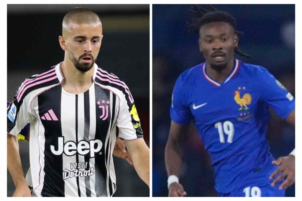 Edon Zhegrova e Khéphren Thuram durante le qualificazioni Mondiale 2026