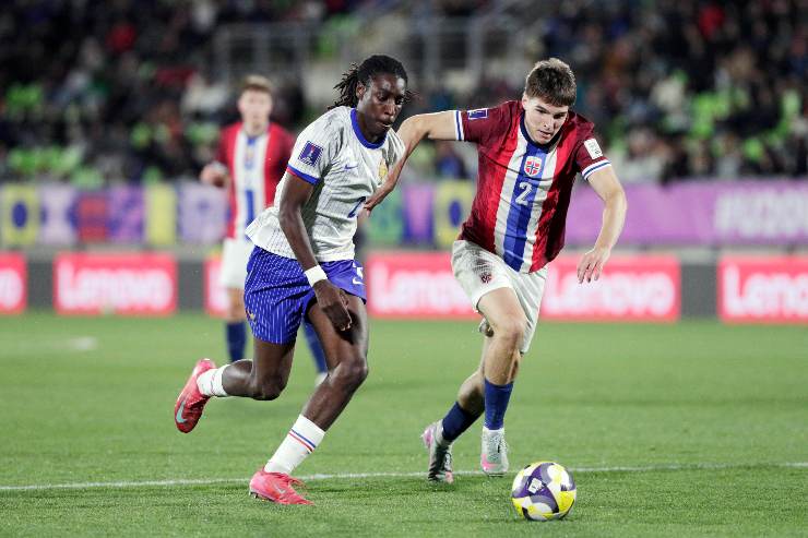 Beyuku in azione contro la Norvegia ai Mondiali U20