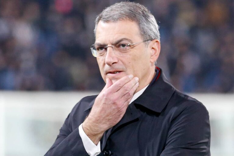 Comolli prima della partita tra Cremonese e Juventus