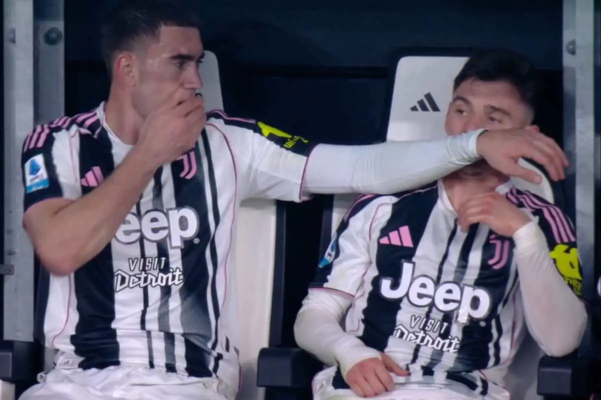 Sfuriata di Conceicao in panchina durante Juve-Torino