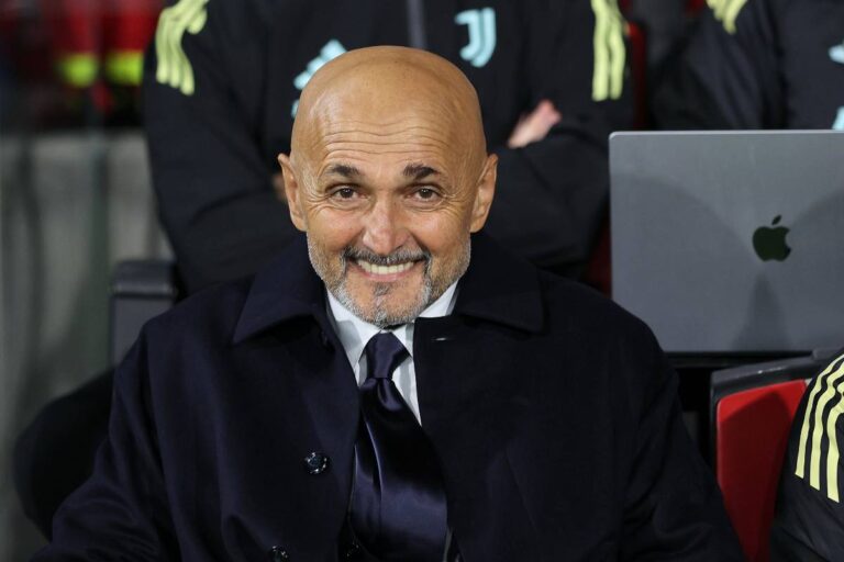 Luciano Spalletti in primo piano