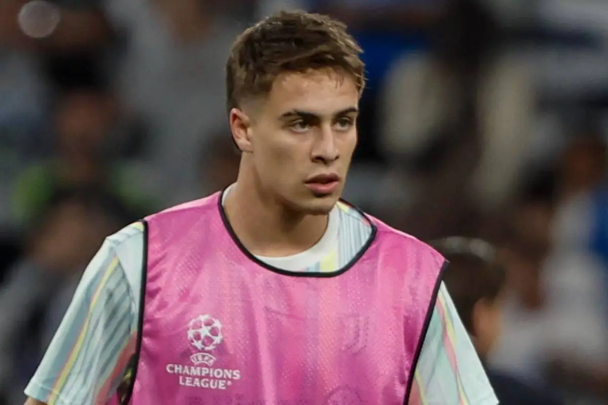 Kenan Yildiz nella partita di Champions League 2025 contro il Real Madrid