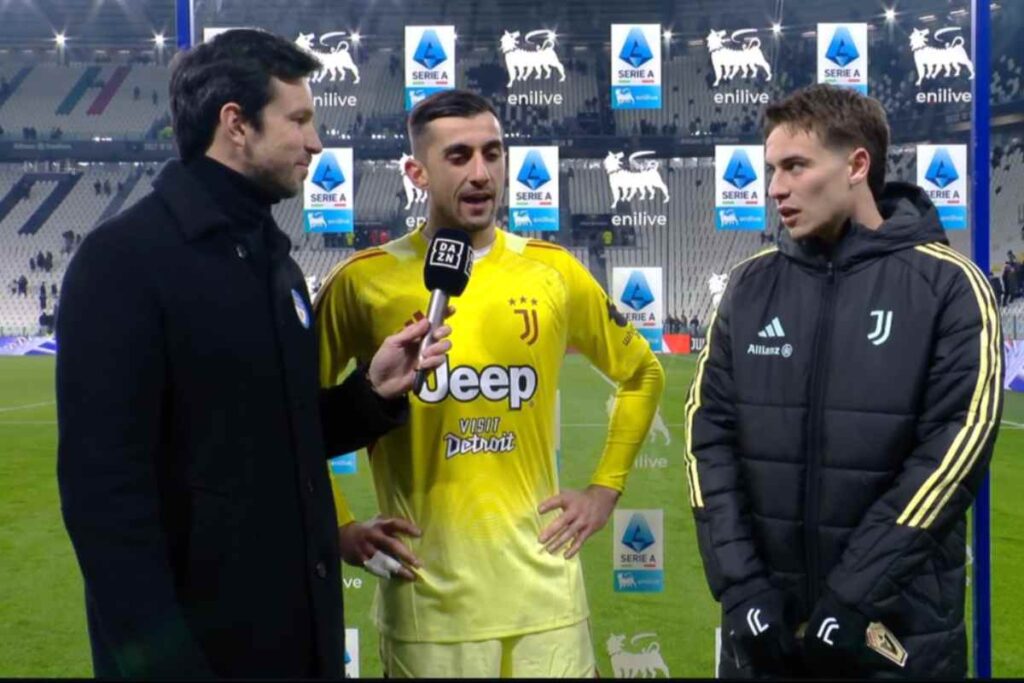 Perin e Yildiz intervistati a fine partita