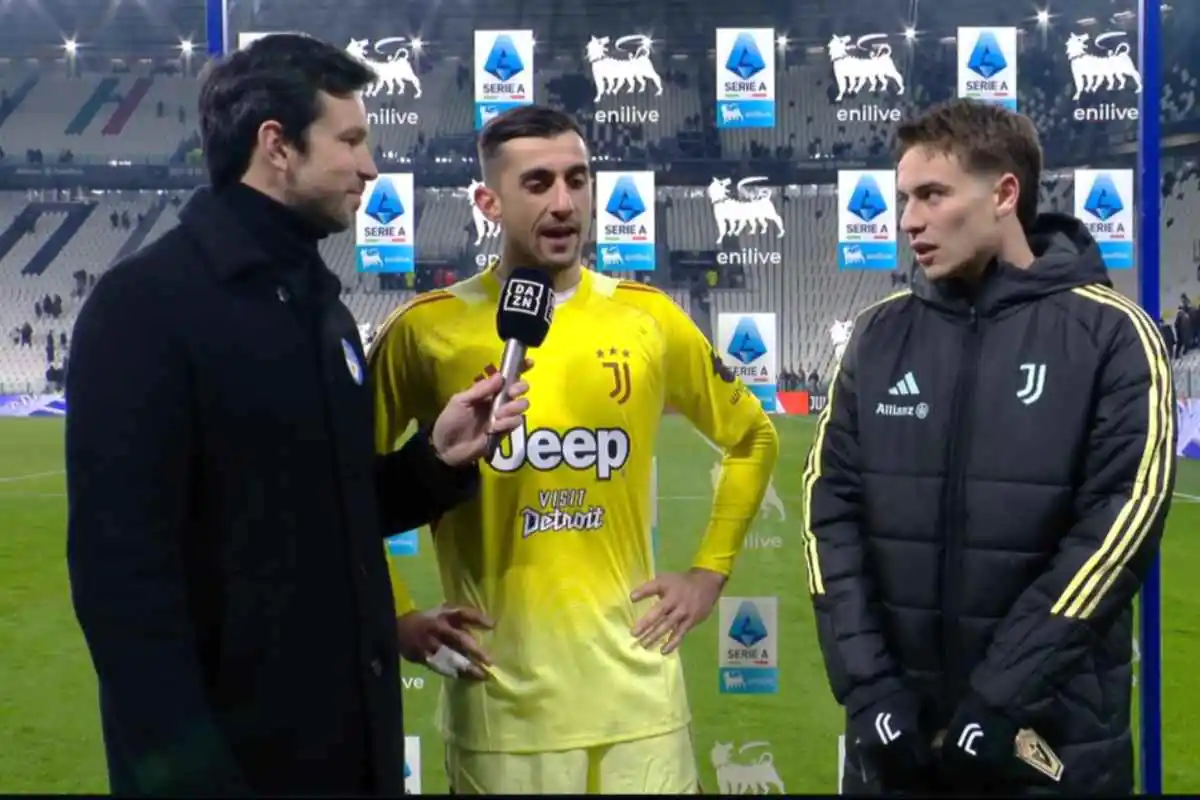 Perin e Yildiz intervistati a fine partita