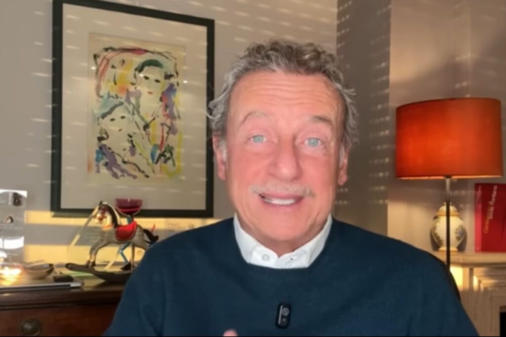 Sandro Sabatini durante un commento sul calcio italiano nel 2025