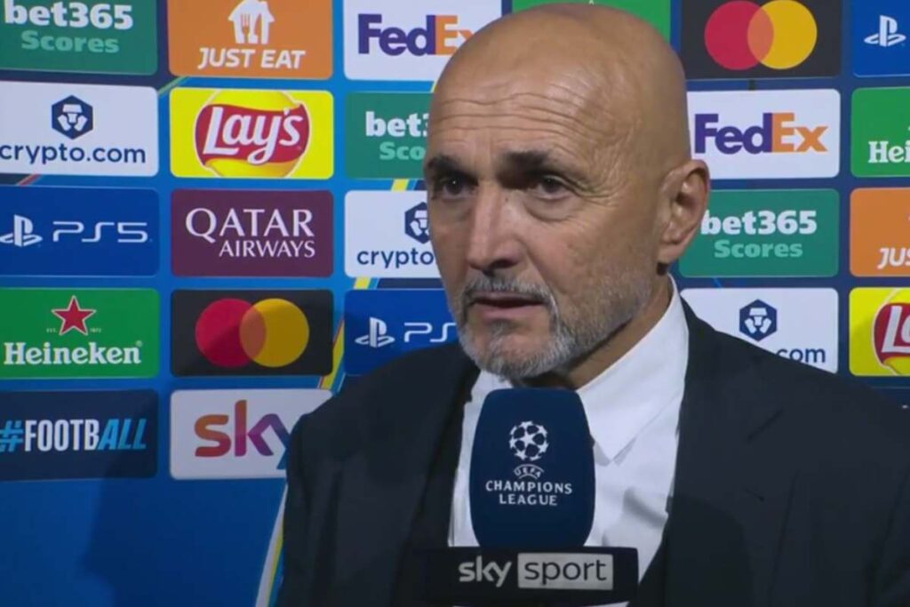 Luciano Spalletti parla ai microfoni di Sky