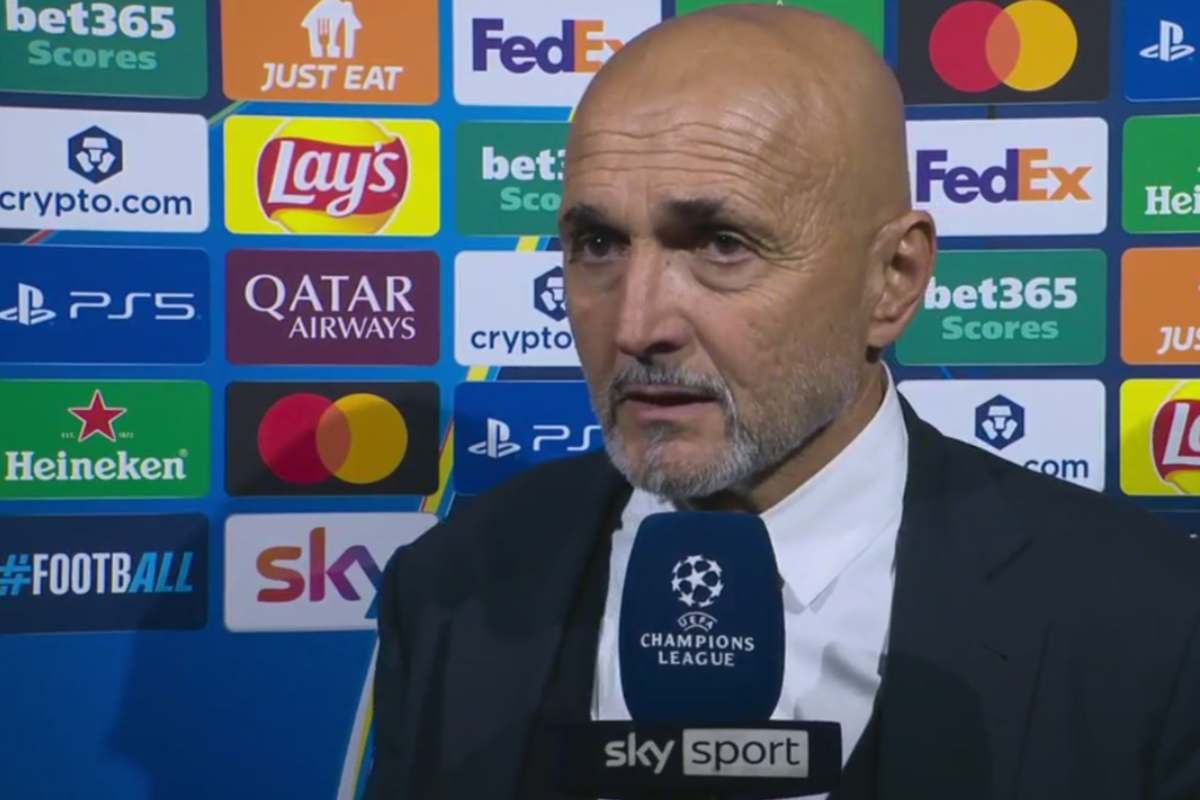 Luciano Spalletti parla ai microfoni di Sky