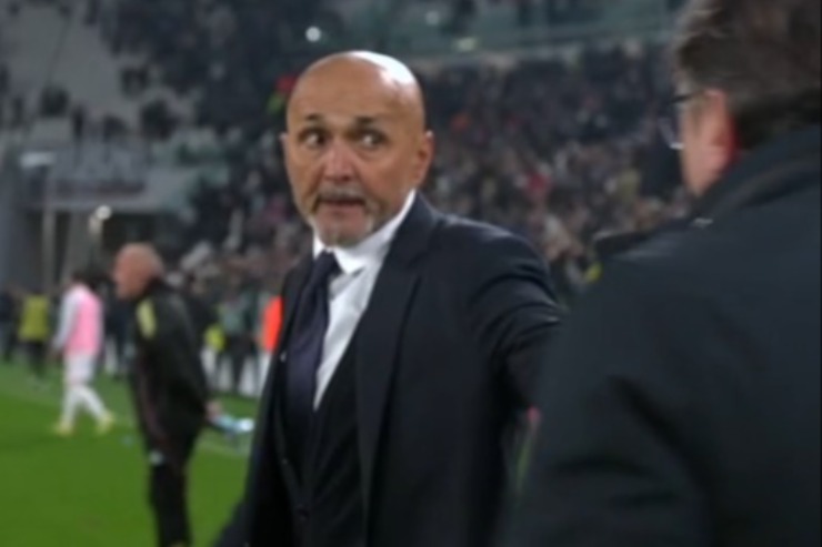Luciano Spalletti parla nel post Juve
