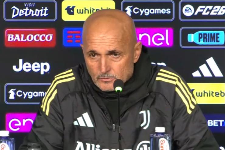 Luciano Spalletti parla in conferenza