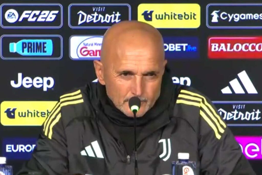 Luciano Spalletti parla in conferenza