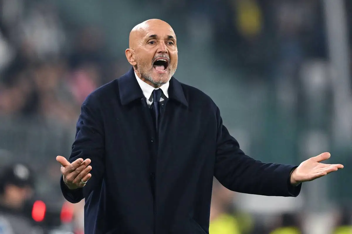 Spalletti urla ai suoi giocatori