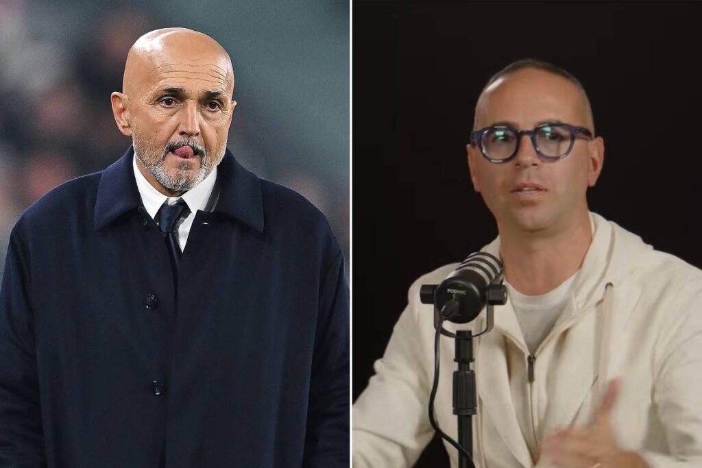 Luciano Spalletti e Michele Criscitiello, rispettivamente allenatore della Juventus e direttore di Sportitalia
