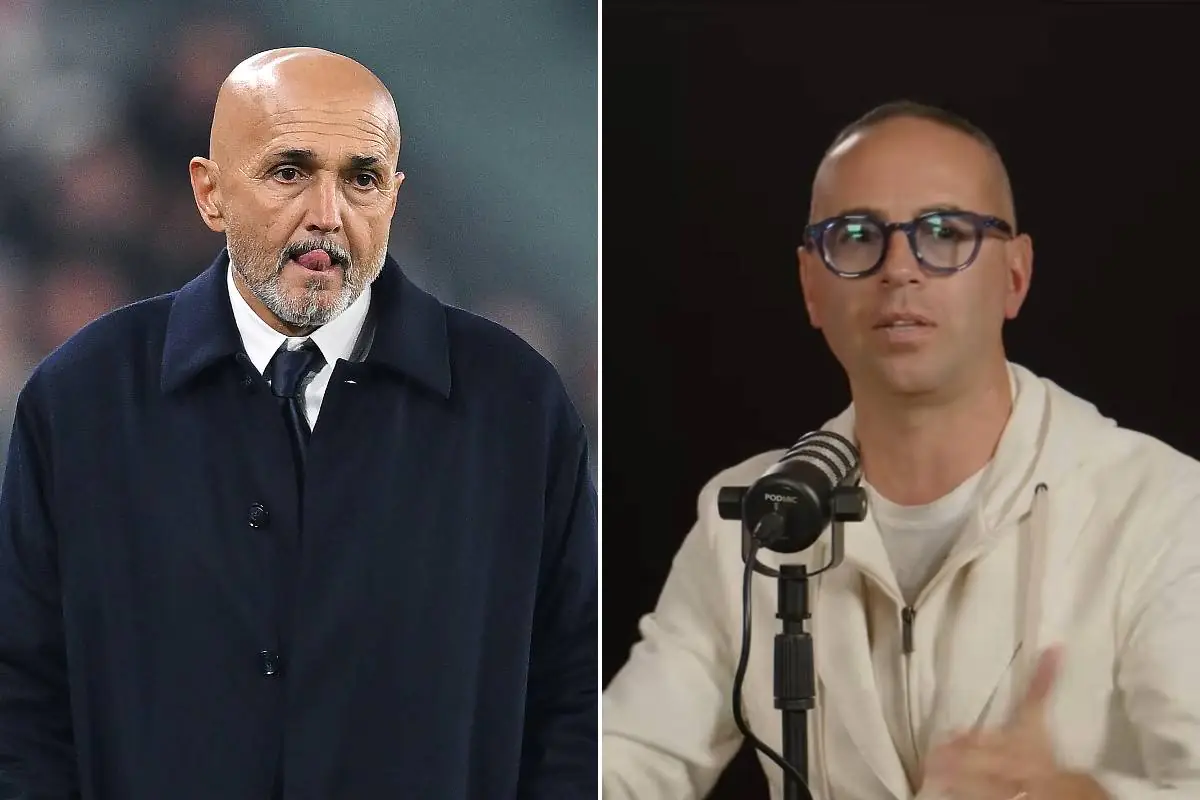 Luciano Spalletti e Michele Criscitiello, rispettivamente allenatore della Juventus e direttore di Sportitalia