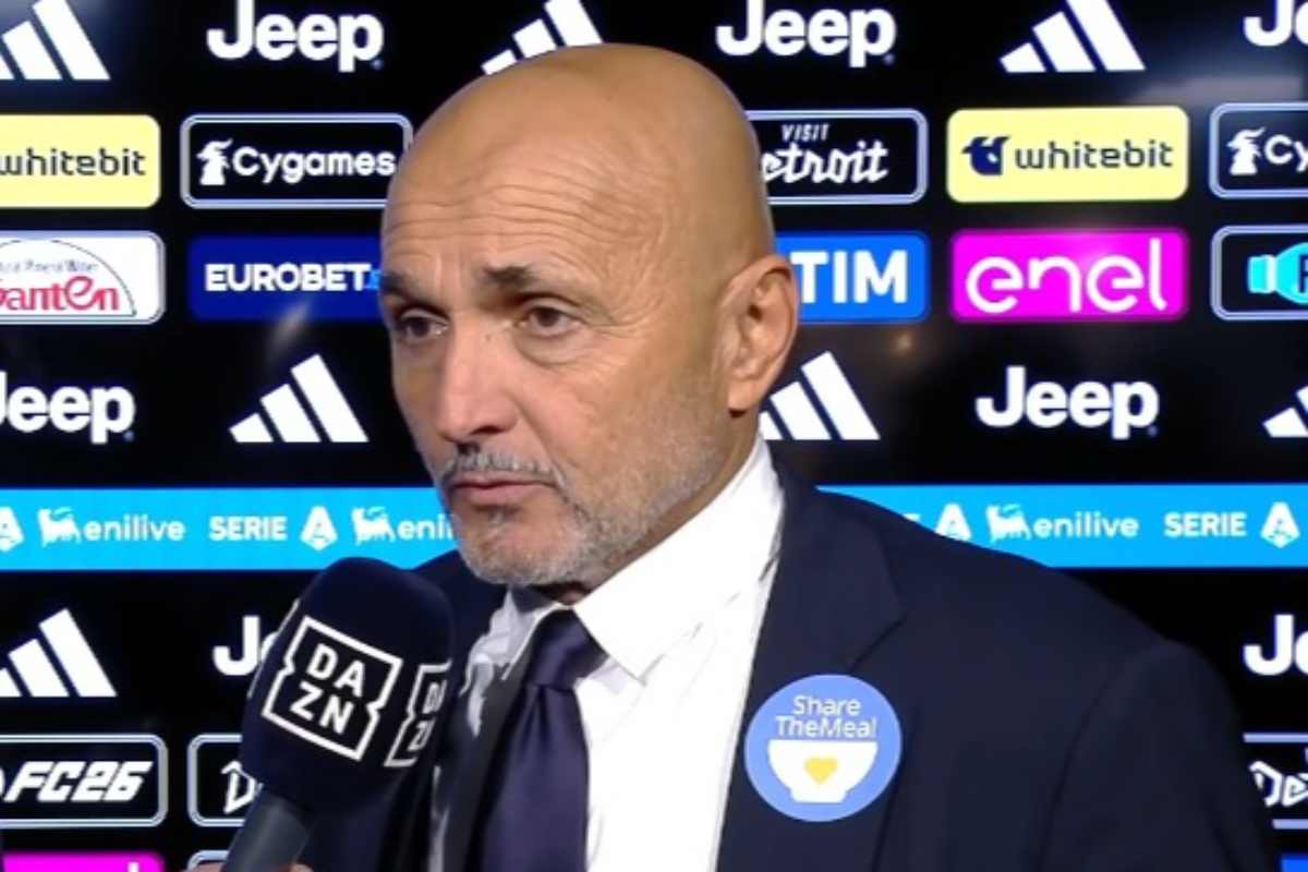 Luciano Spalletti intervistato dopo Juve-Cagliari