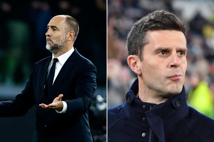 Tudor e Thiago Motta, entrambi ex allenatori della Juventus