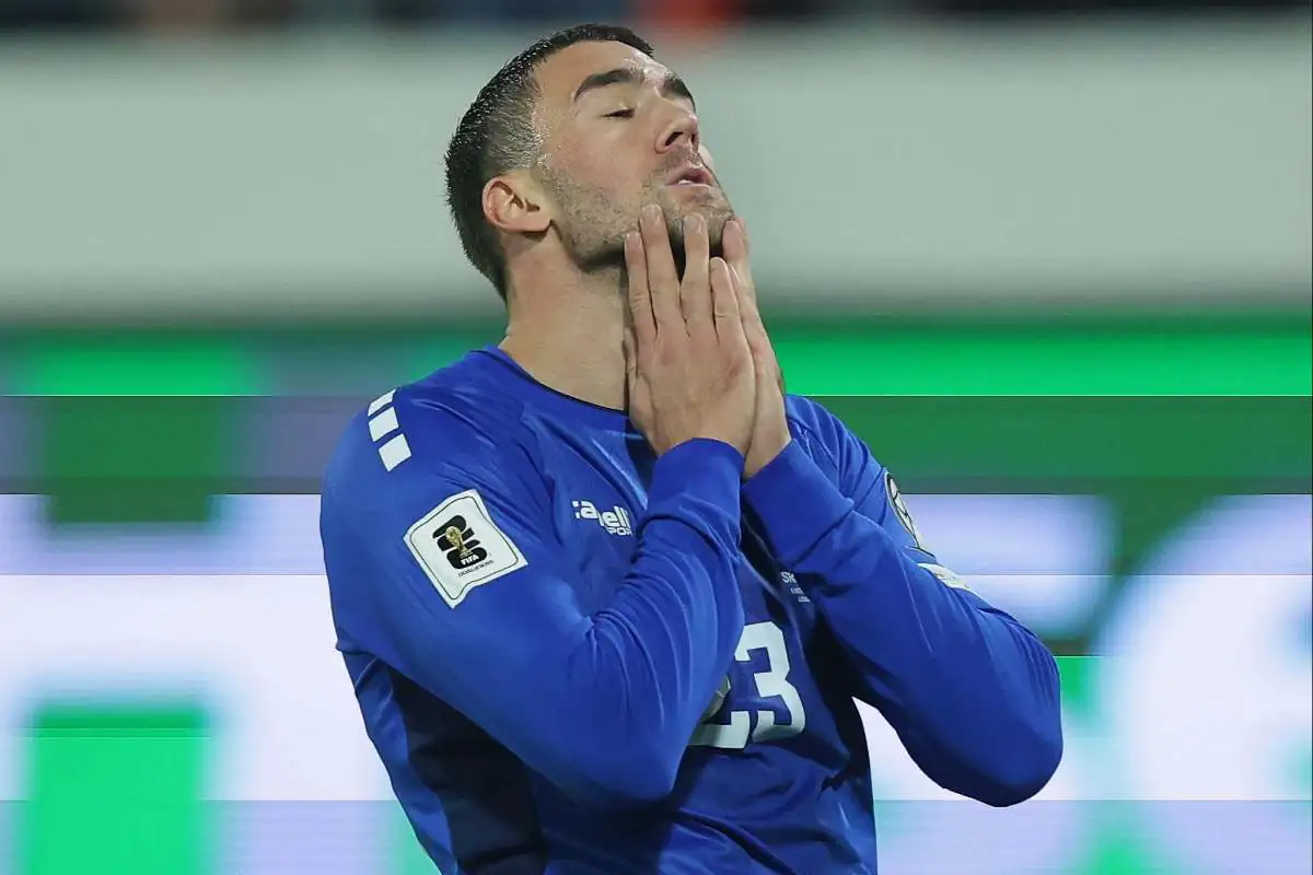 Vlahovic si dispera con la sua Nazionale