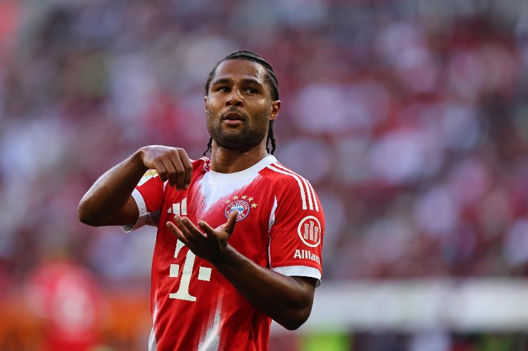 Serge Gnabry in primo piano