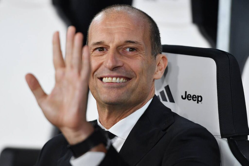 Max Allegri torna all'Allianz Stadium per il match di campionato tra Juventus e Milan
