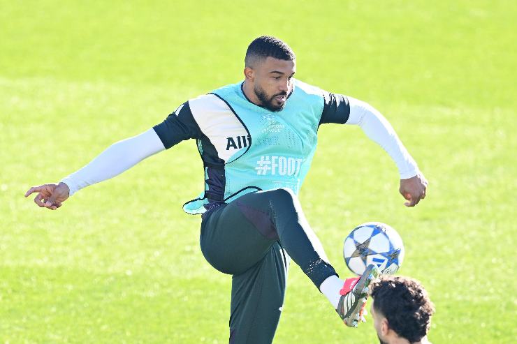 Bremer in allenamento con la Juventus