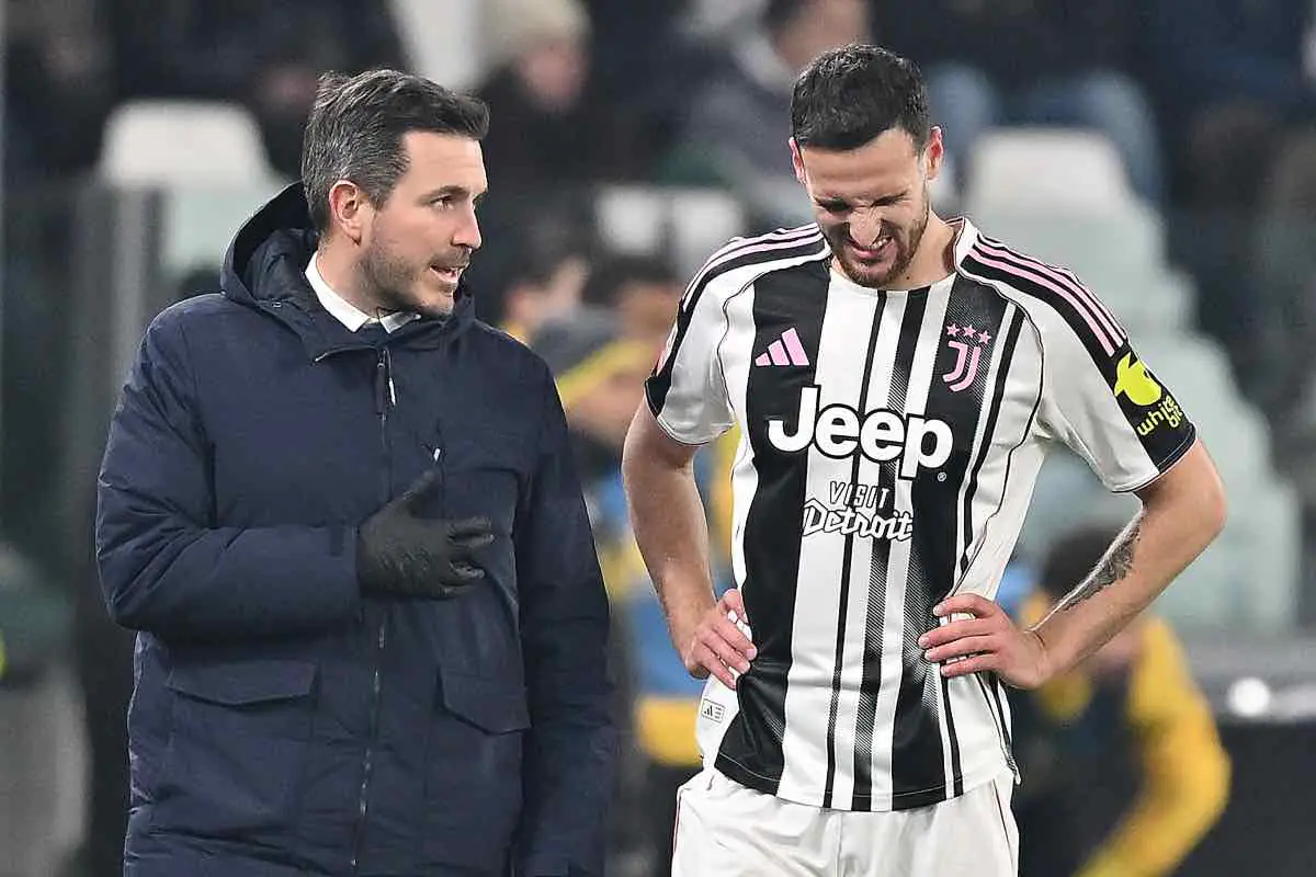 Juventus, Gatti lascia il campo per infortunio