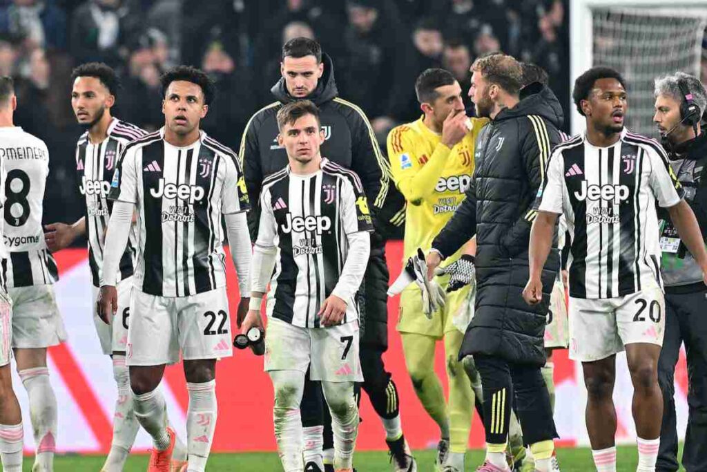 Calciatori della Juventus in gruppo