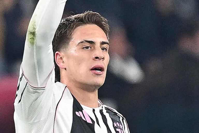 Kenan Yildiz nella gara di Serie A 2025