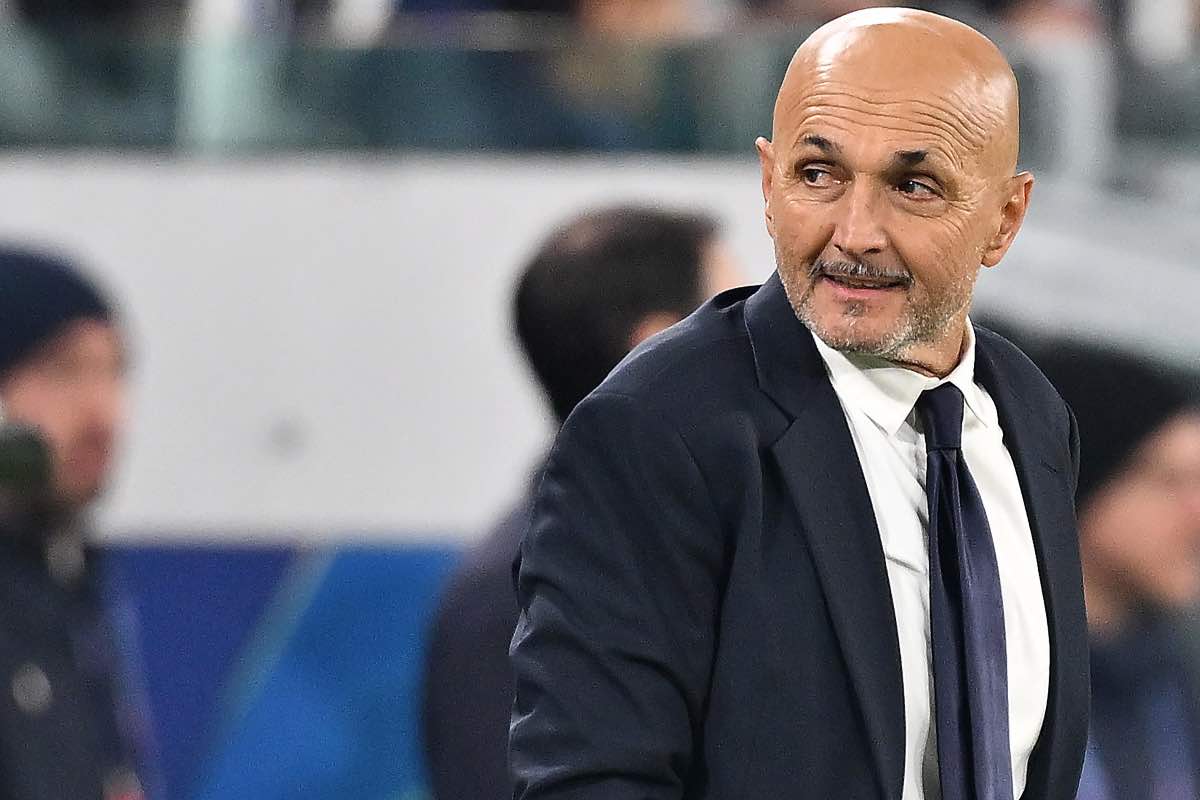 Luciano Spalletti nella gara di Champions League contro il Pafos