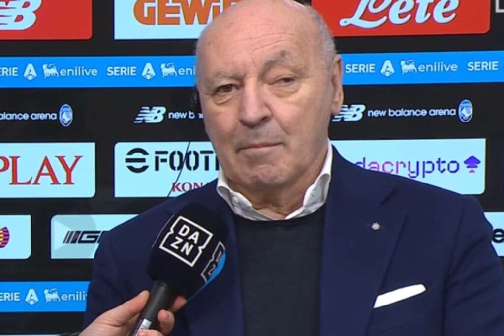Marotta durante l'intervista
