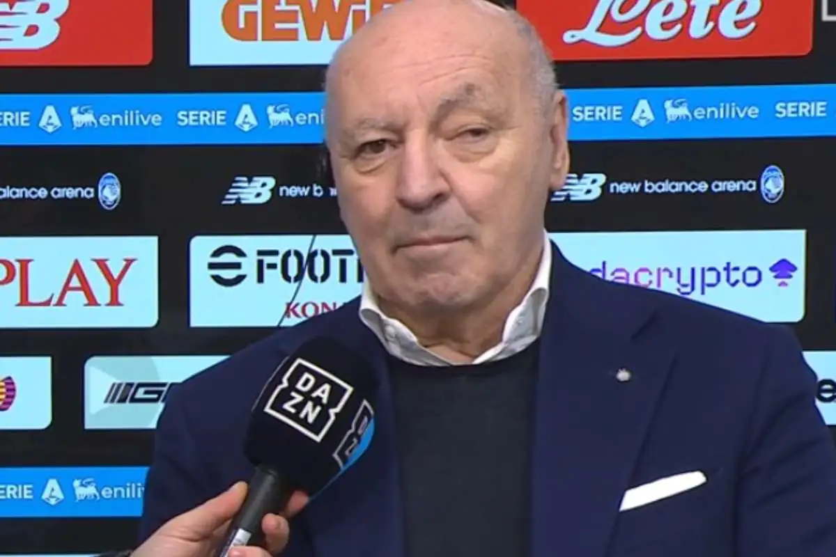 Marotta durante l'intervista