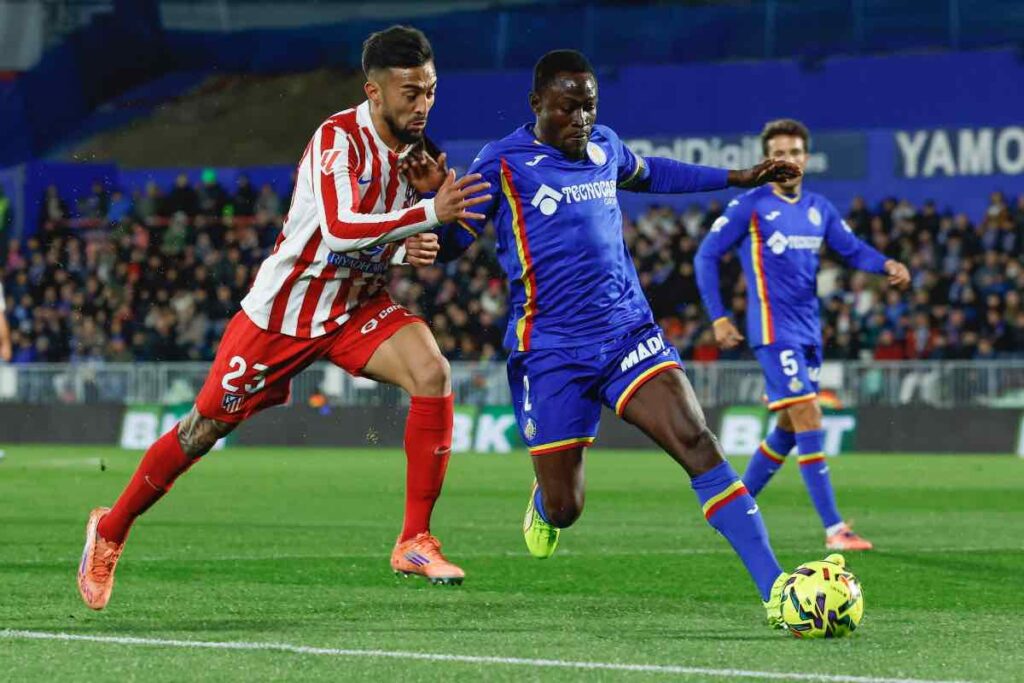 Nico Gonzalez nel match della Liga contro il Getafe