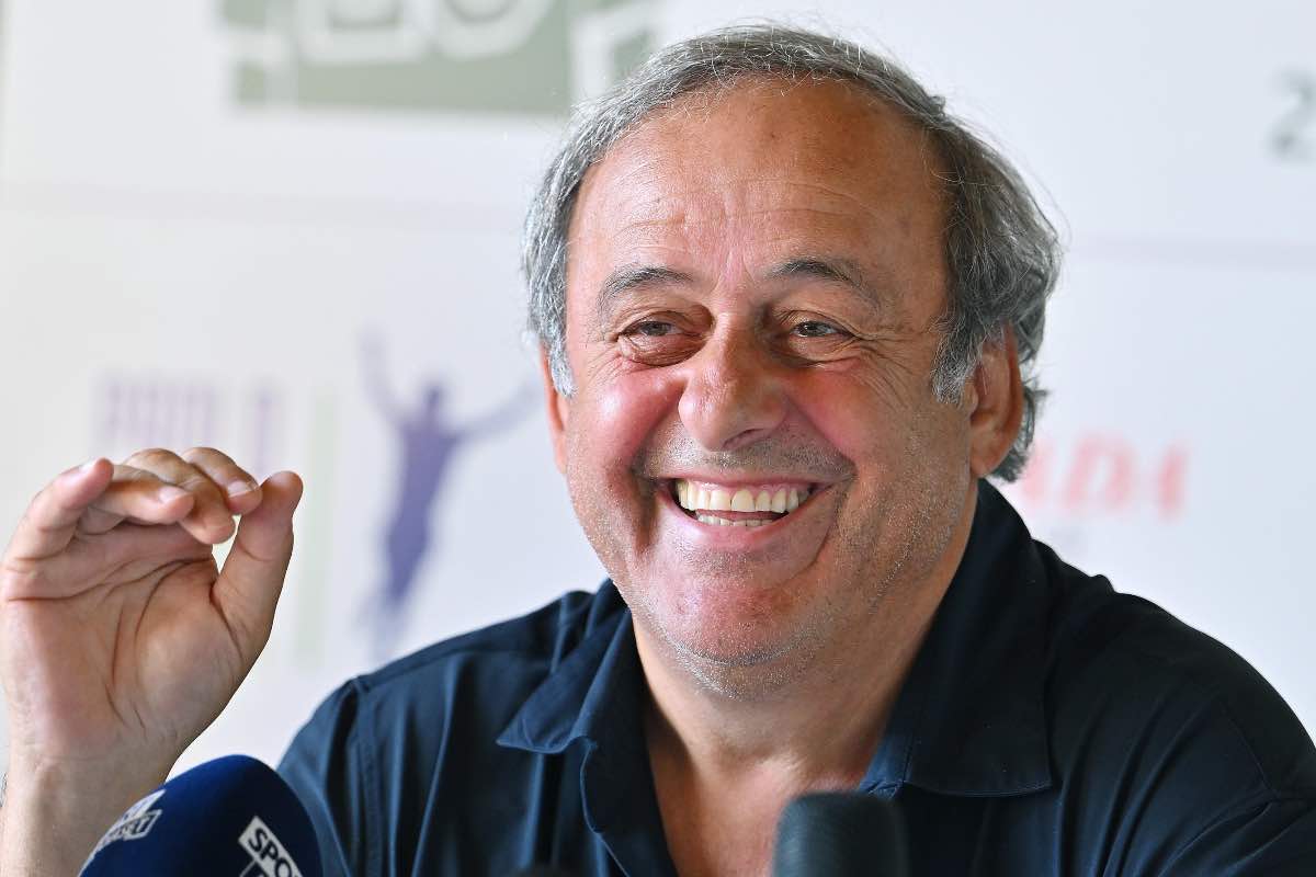 Juventus, Platini sorride in conferenza