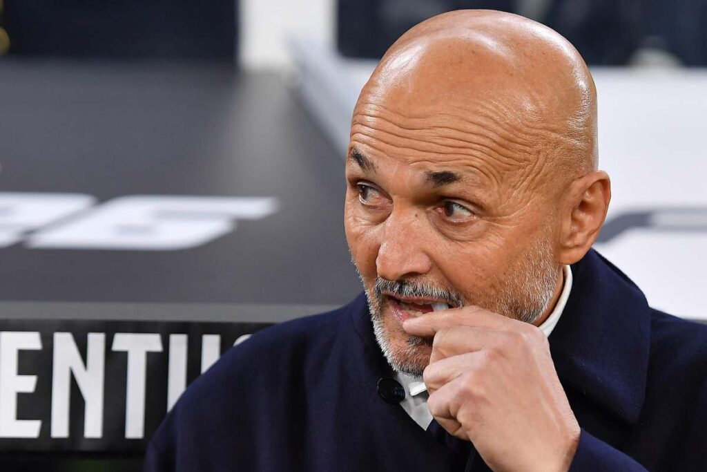 Spalletti in panchina contro l'Udinese