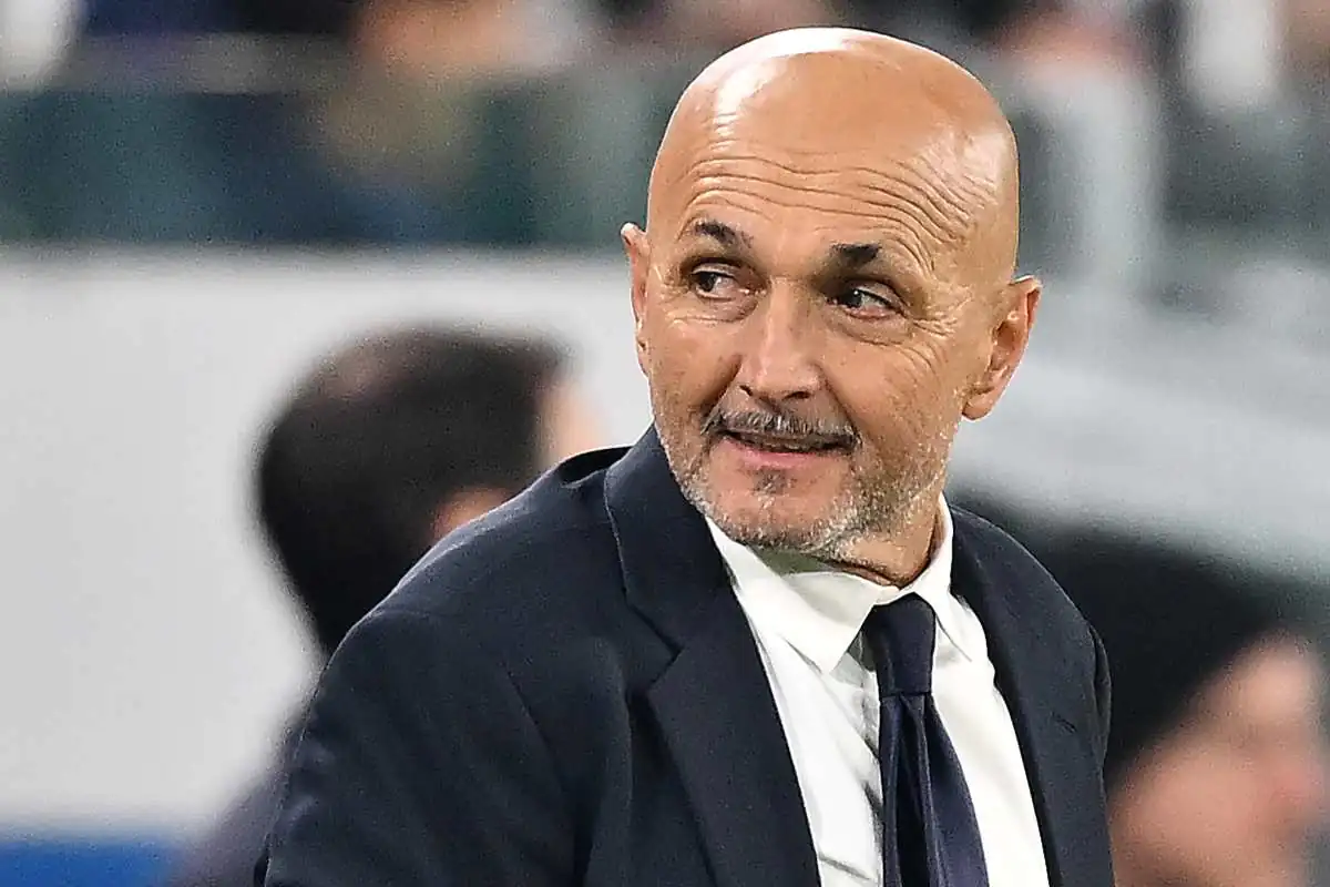 Spalletti osserva dalla panchina contro il Pafos