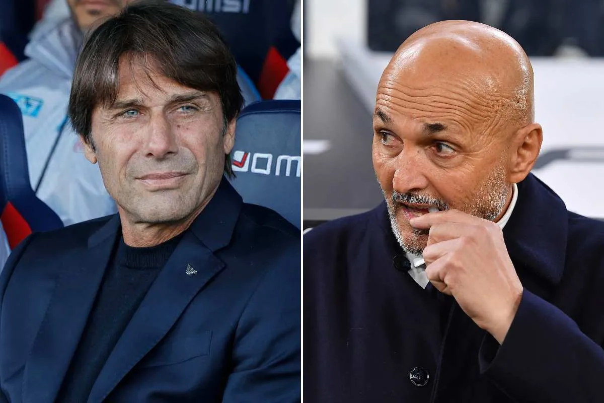 Conte e Spalletti in un collage dedicato