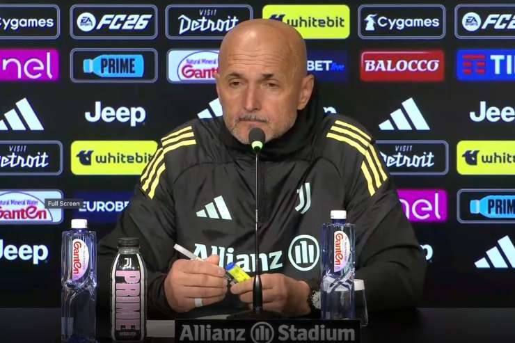 Luciano Spalletti in conferenza stampa