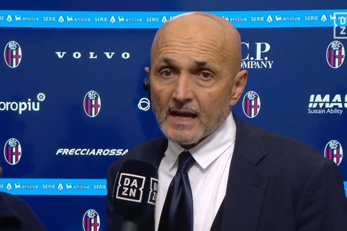 Spalletti ai microfoni di DAZN durante un'intervista