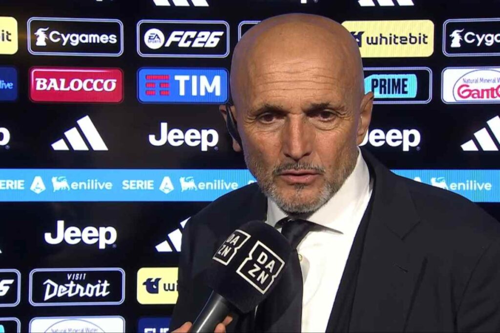 Luciano Spalletti a DAZN dopo Juve - Roma