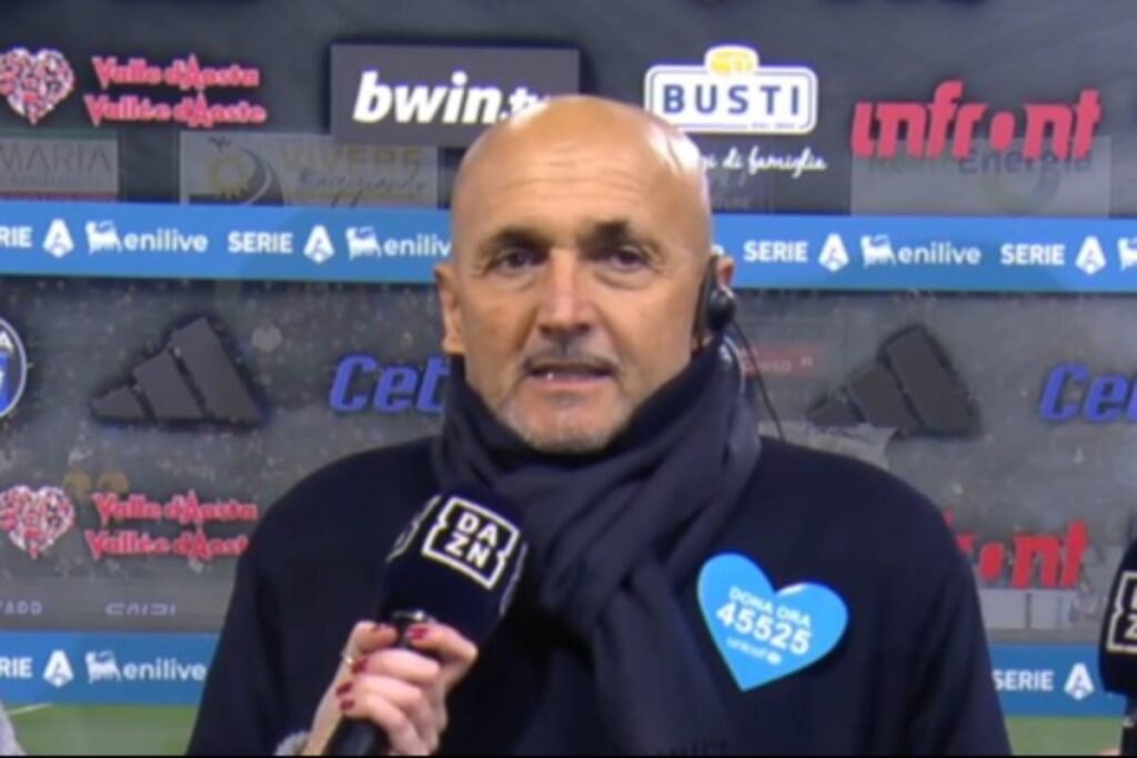 Spalletti parla ai microfoni di Dazn prima della gara fra Pisa e Juventus di Serie A