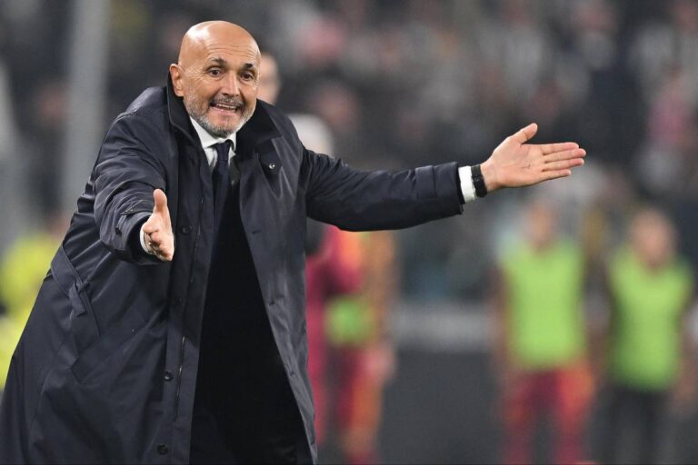 Luciano Spalletti in primo piano