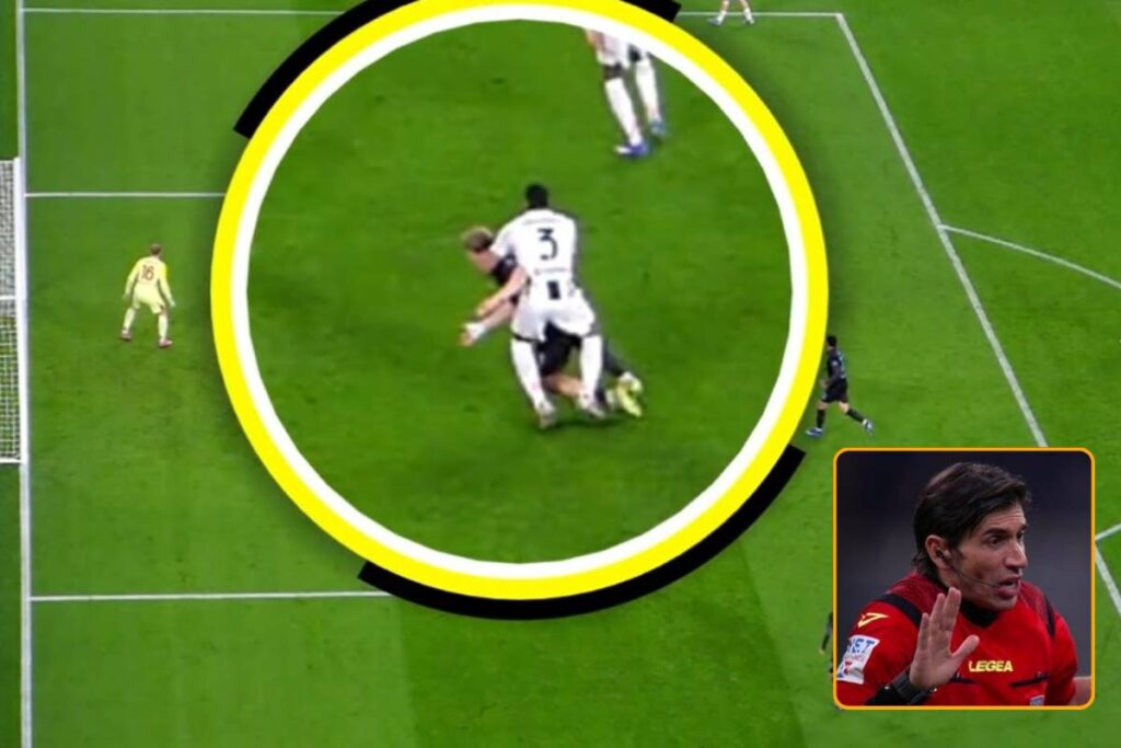 Calvarese commenta il presunto rigore di Juve-Napoli