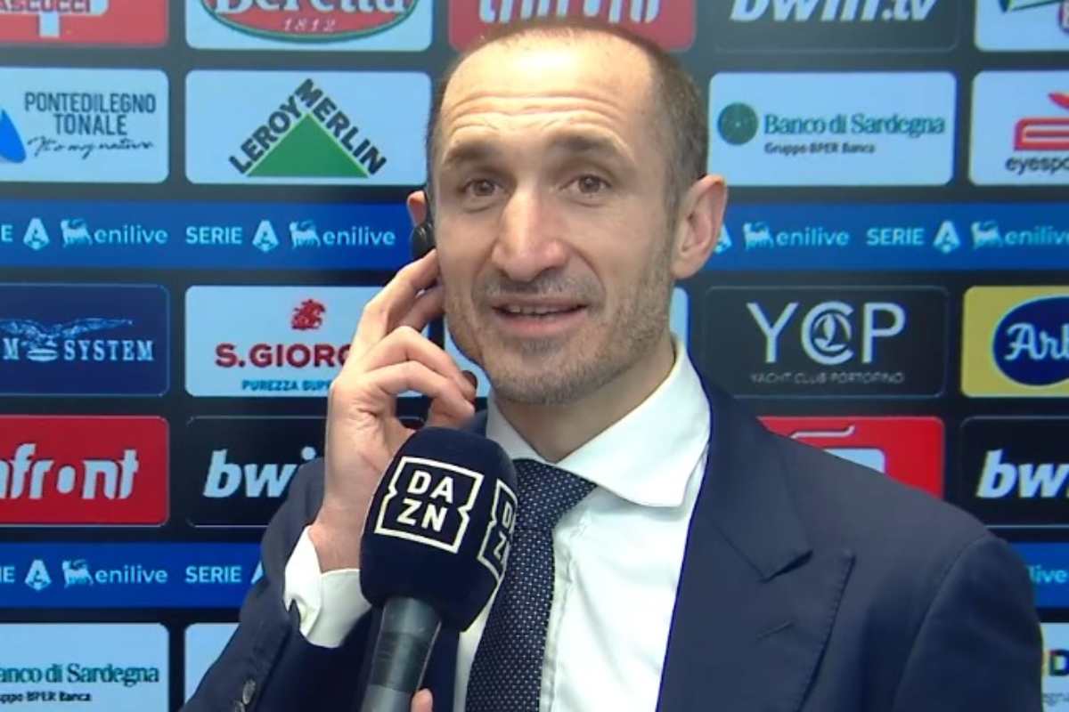 Chiellini parla prima di Cagliari-Juventus