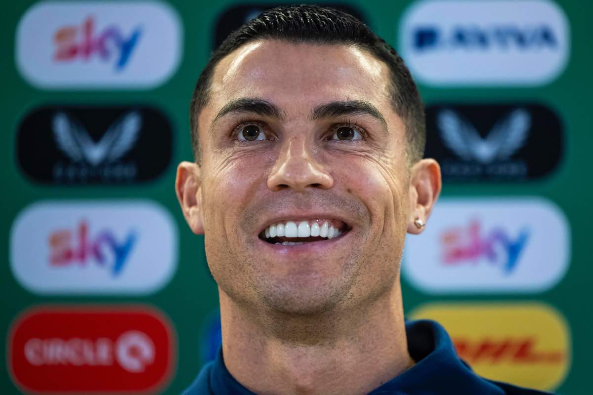 Cristiano Ronaldo in conferenza stampa